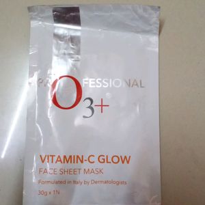 original o3+ professional face mask sheet