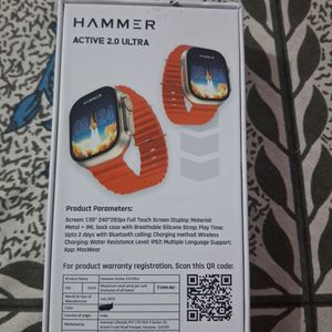 Hammer Active 2.0 Smart Watch With Wireless Charger