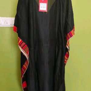 Cotton Silk Kaftan,New With Tag