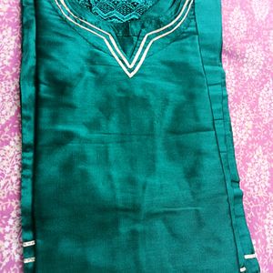 Sea Green Pakistani Kurta Set