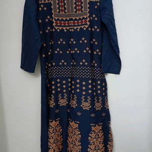 Navy Blue Kurta