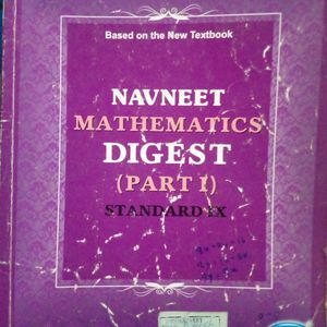 MH Bord 9th Class Digest Navneet Math 1and 2 Science And Technology