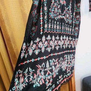 Pakistani Suit Black Colour