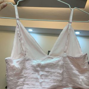 Baby Pink Velvet Bralette