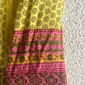 Yellow Pink  Kurti