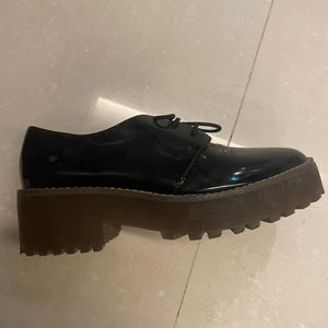 Lightly Used Black Heeled Shoes