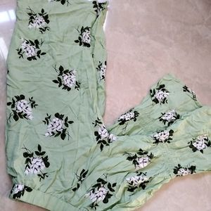 Green Coloured Flower Top