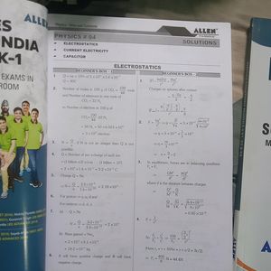 Allen physics All 1to 6 Module With Solution Book