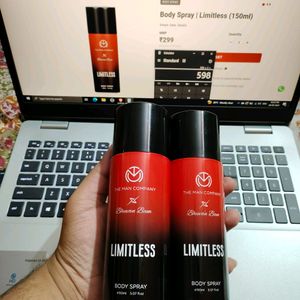 The Man Company Limitless Body Spray (Totally New)