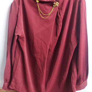 Maroon Official Formal Tunic/top.....💃