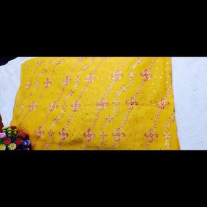 ❤️Pink Flowers Women Saree❤️