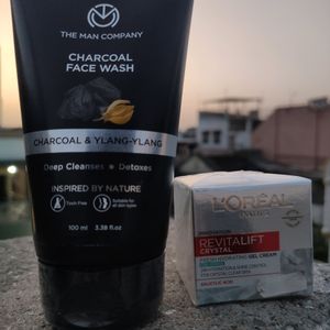 The man company face wash with L'OREAL PARIS Cream