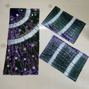 Bandhani Batik Double Bedsheet With 2 Pillow Cover