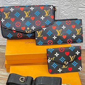 LV 3 PCS COMBO SET WITH BRAND BOX@SALE