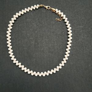 Brand New Pearl Rose Gold Chain Necklace