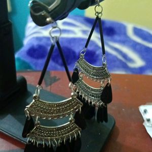 Black jaipuri Earrings