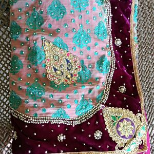 Stone Work Saree