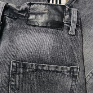 Charcoal Straight Fit Jeans