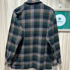 Trensic SPAO Green Flannel Warm Check Shirt