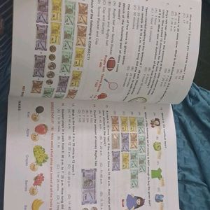 Maths  Workbook For OLYMPAID CLASS 2 AND 7