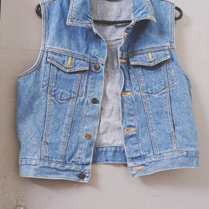 Half  Denim Jacket