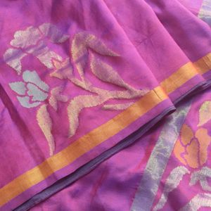 Purple Soft Silk Saree