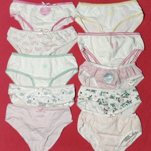 Combo Baby Girl 10 Brief Size 2/3 Years