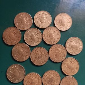 20 Paise Coins (1968-1971)