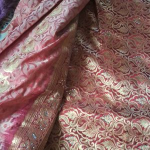 Beautiful Dual Shade Silk Saree