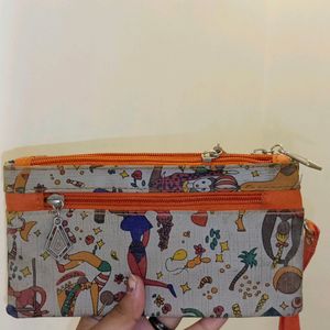 Printed Cute Mini Sling Bag 🧡