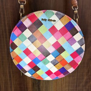 DailyObject Multicoloured Round Sling Bag