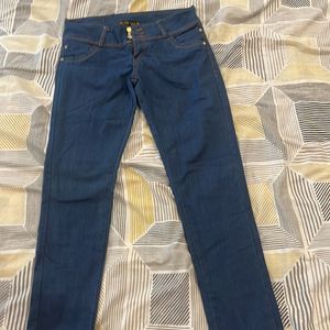 Denim Blue Skinny Jeans For Women