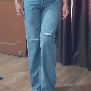 Knee Cut Women's Jean