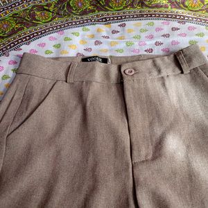 Beige Formal Pant