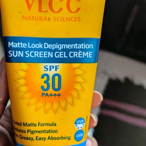 Matte Look Depigmentation Sun Screen Gel Cream