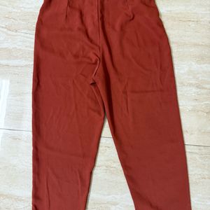 Max Rust Colored Tapering Trouser