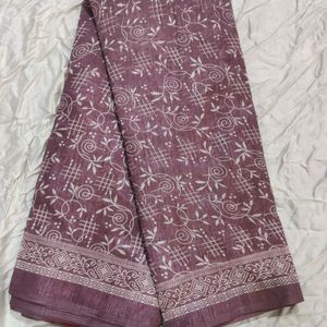 Cotton Saree With Blouse Piece