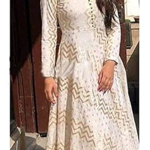 Women's Anarkali Round Neck Style Kurti