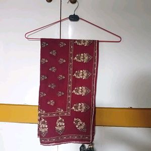 Dark Green & Maroon Kurta Set