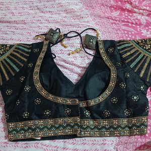 New Designer  Padded Black Blouse