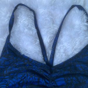 Blue Sport Bra