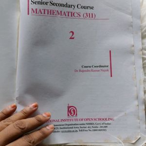 Mathematics Book Class 12