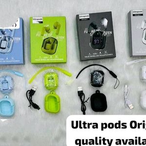 BEST QUALITY TRANSPARENT EARBUDS WITH COVER