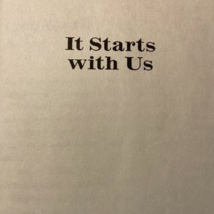 It Starts With Us By Colleen Hoover!