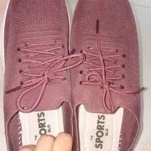 Pink Female Sports Shoes