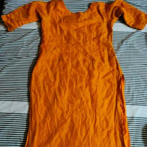 Orange Kurta