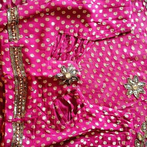 Rose Pink Saree