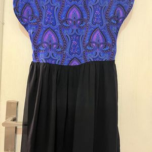 Brand New anouk Dress In Blue Black