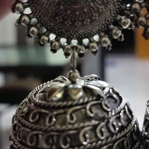 Oxidised Jhumkas