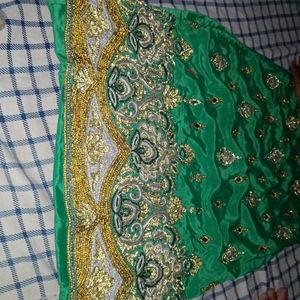 Green Kurti Plazzo Set With Dupatta